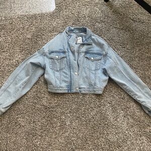 Abercrombie & Fitch Light Blue Denim Jacket